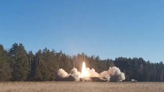 Launch Of The Iskander Missile System