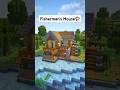 Minecraft Fisherman's House🏠 Tutorial #shorts #minecraft #foryou #fypシ゚ #tutorial
