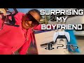 SURPRISING MY BOYFRIEND WITH A NEW PS5!!!! (HE WAS IN SHOCK)