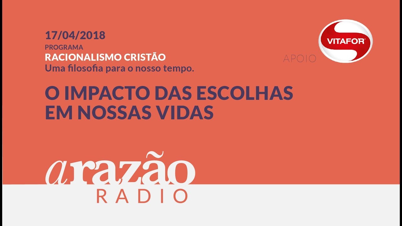 espiritualidade sinonimo Impacto das nossas escolhas - Racionalismo Cristão, uma filosofia para o nosso tempo