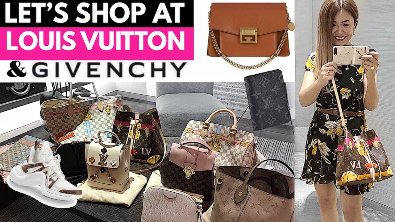 SHOP WITH ME AT LOUIS VUITTON & GIVENCHY! | + LV UNBOXING! 📦 | LUX ...