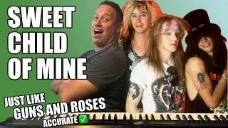 Learn To Play Piano | Sweet Child Of Mine - Guns And Roses |&nbsp;Accurate Lesson | Easy Tutorial