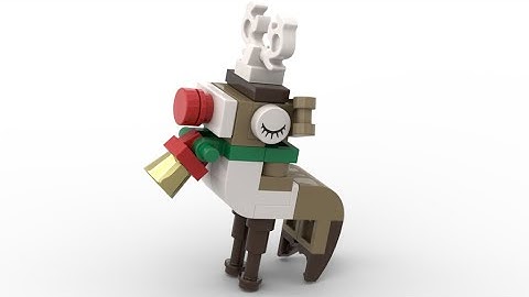 How to build LEGO  Reindeer, MOC, speed build in 4K