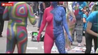 Amazing Annual Bodypainting Day 2016 New York Usa