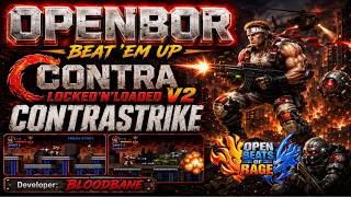 [OpenBOR] Contra Locked'n'Loaded V2: Contrastrike | Full Longplay + Cheats