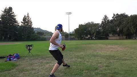 Long Toss Alone - Hitting The Light Pole Self Competition