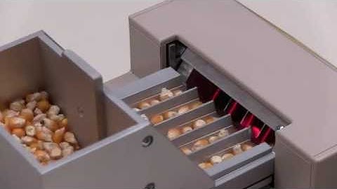 Seed Counter Contador2 is counting 500 seeds of corn