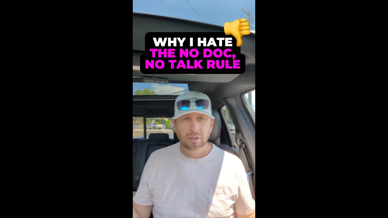 Why I hate the No Doc, No Talk Rule