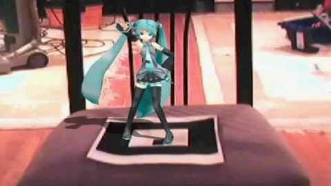 Hare Hare Yukai - artoolkit_mmd - miku hatsune