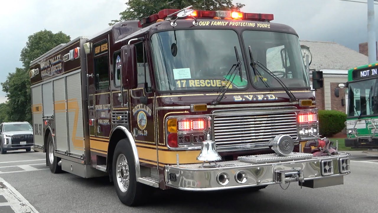 Spring Valley Fd Spring Valley FD 17-1, 17-1750, & 17-Rescue Responding - YouTube