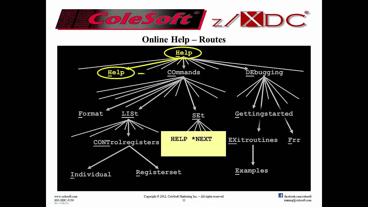 08 Getting Help in z/XDC - YouTube