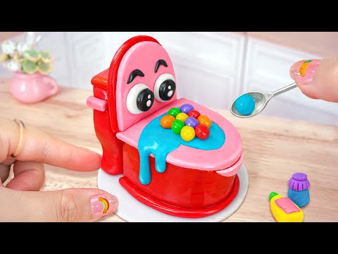 Miniature TOILET Cake Decorating 1000 Satisfying Miniature Cake Decorating By Mini Cakes 