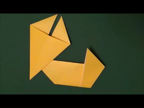 簡単 きつね 折り紙easy Fox Origami Youtube