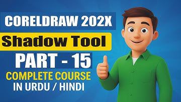 Corel Draw 202x - Shadow Tool CorelDraw - Part 15 | Lunar Computer College