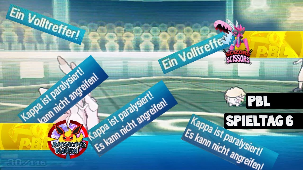 [PBL Season 1]♦[Spieltag 6]♦[Apocalyps Flareon VS Scizors Scissors]♦ Ich habe ein schlechtes Déjà-vu