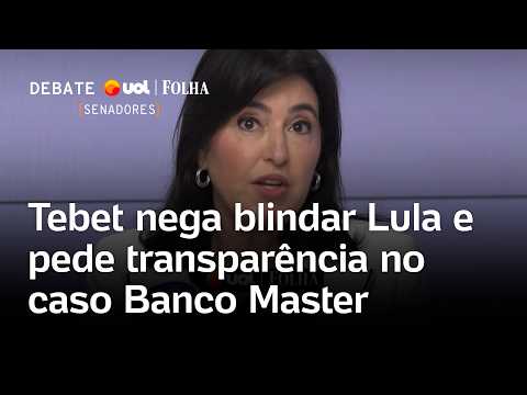 Simone Tebet denies shielding Lula and calls for transparency in the Banco Master case: 'The secr...