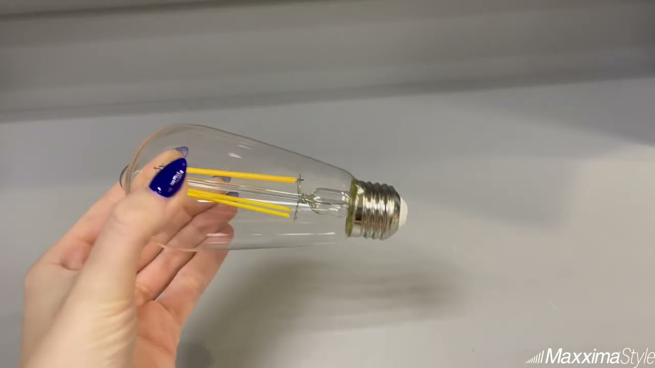 ST19 LED Edison Light Bulb, 60 Watt Equal, 800 Lumens 2700K Warm White (6 Pack)