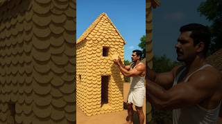 Farmer Builds A House Made of Papad Then Pigeon Steals Then Papad 😭 #ai #farmer #pigeon