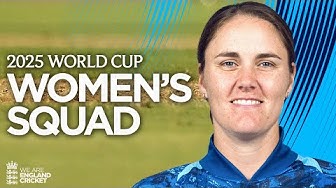 ICC Womens World Cup Ready England Squad