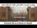Hazrat ali roza ki ziyarat  ziyarat najaf ashraf  imam ali holy shrine in najaf  roza imam ali