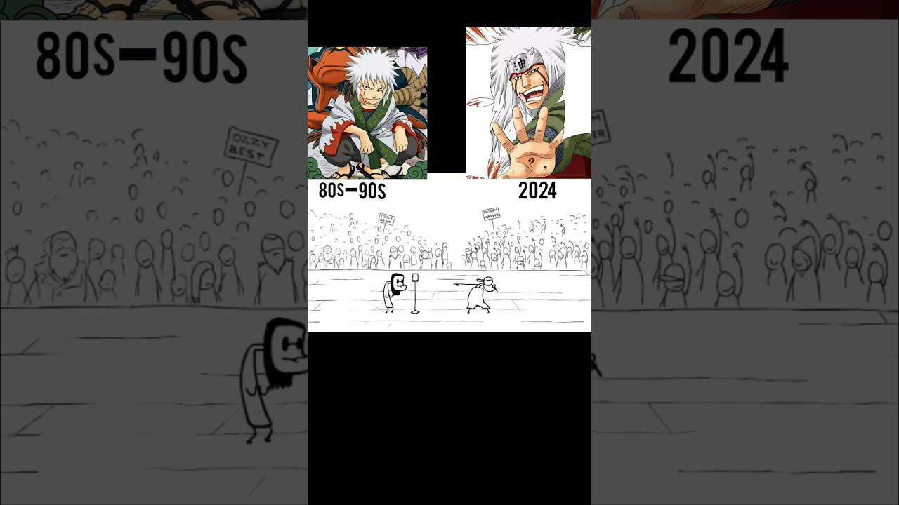 Old Jiraiya vs new Jiraiya