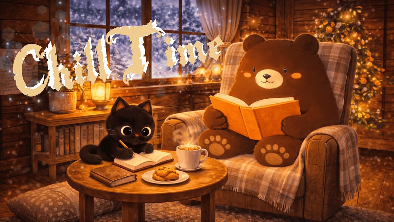 【ねこ＆くまの時間】Lo-fiチル｜Chill & Relax｜ストレス解消｜リラックス｜集中【作業用bgm】