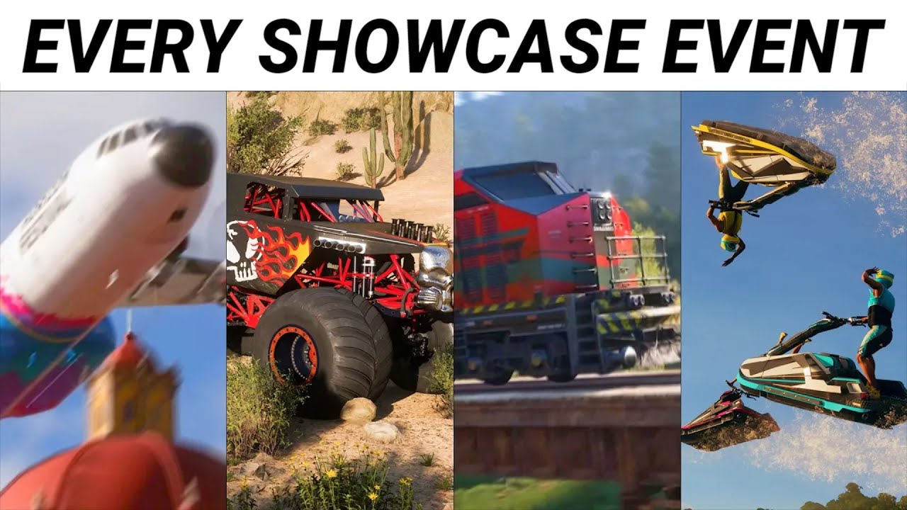 Forza Horizon 5 - All 4 Showcase Events - FH5 Plane & Bikes, Monster ...