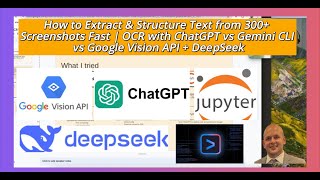 How to Extract &amp; Structure Text from 300+ Screenshots Fast | OCR with  Google Vision API and others