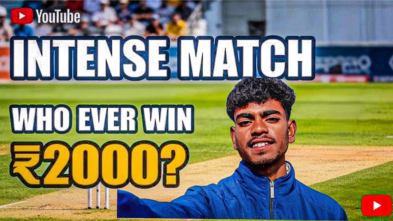 🔥 INTENSE MATCH: WHOEVER WINS ₹2000! 🏏 Doston Ke Saath Ground Pe Full Action