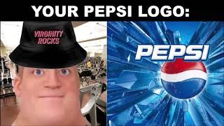 Mr. Incredible Becoming Old (Your Favorite Pepsi Logo)