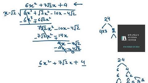 3. Given that √2  is a zero of a cubic polynomial 6x^3+√2 x^2−10x−4√2, find its other two zeros.