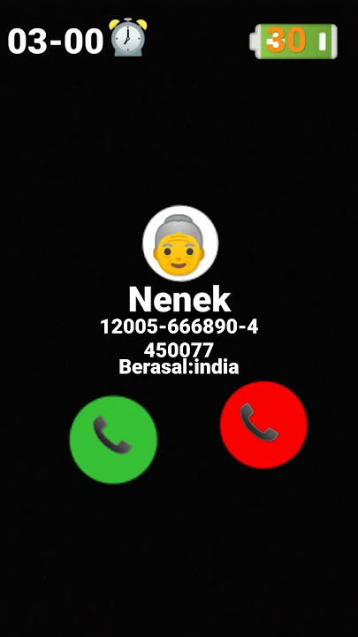 nenek telepon