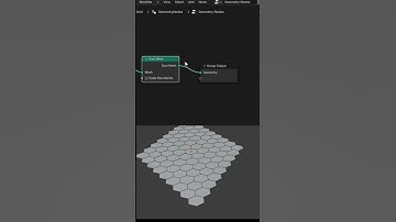 Fill a plan with Hexagon Trick of Geometry Nodes in Blender  #blenderustad