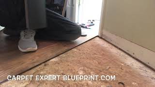 HOW TO CUT VINYL PLANK FLOORING AT AN ANGLE