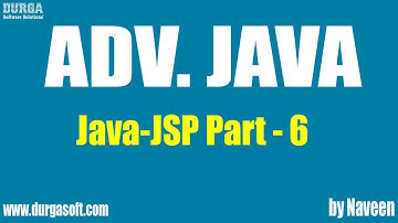 Adv Java-JSP-Part 6