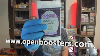 The Dark Booster opened! Are you afraid of 8 tradeable cards of glory