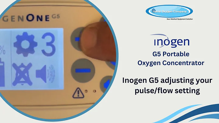 Inogen One G5 Portable Oxygen Concentrator: Adjusting Your Pulse Flow Setting