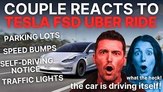 Couple's First Tesla FSD Uber Ride: Skeptical to Sold in 5 Minutes! Profile