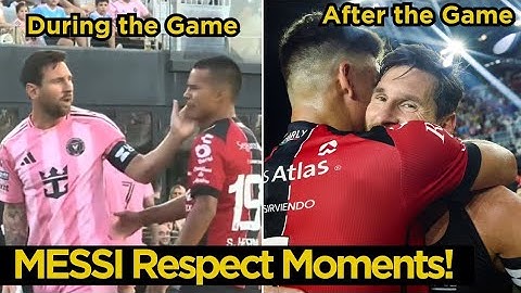 MESSI Apologized to Atlas Player