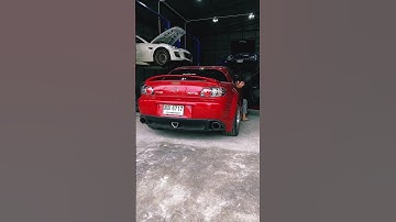 Rx8 4 port Turbo Custom Exhaust (Warm start, Rev)
