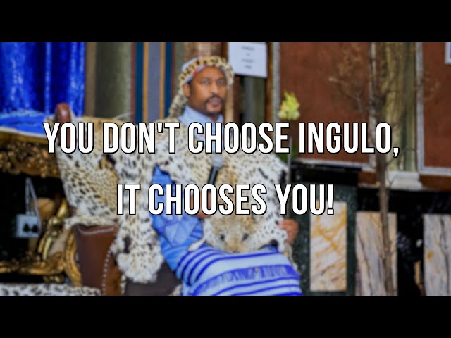 Words of Wisdom By Prophet, Dr. uZwi-Lezwe Radebe - You Don't Choose Ingulo, It Chooses You! class=