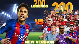 Barcelona Neymar 🆚️ 200 Legends 💥 New Version 💥 ULTRA BOSS FINAL ⚽️