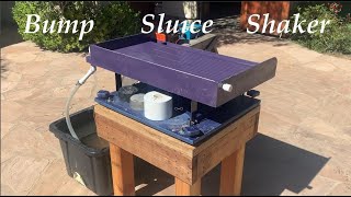 Gold Bump-Sluice Shaker Table