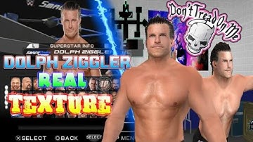 Dolph Ziggler real texture With real face + real body replay on superstar for SVR11/2k18 PSP
