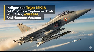 Indigenous Tejas MK1A Set For Critical September Trails With Astra , ASRAAM , And Hammer Weapon