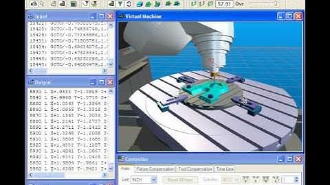 ICAM - Mastercam Integrated NC post-processing & CNC machine simulation