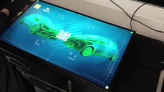 Kids Interact With Different Parts Of A Renault F1 Car