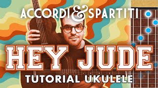 HEY JUDE Tutorial Ukulele - The Beatles