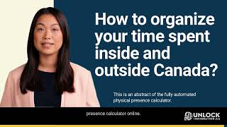 How to calculate your time towards citizenship? How to Organize your time spent inside and outside?