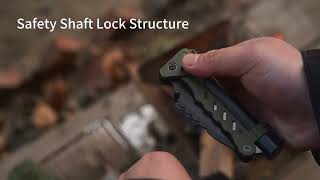 Viperade VAK6 Multitool. Knife-flashlight-ignition- hand-crank generator